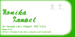 monika kampel business card